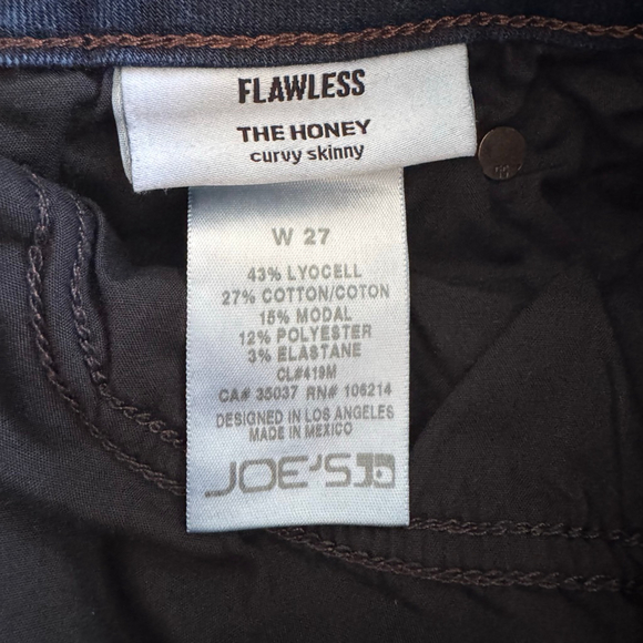 Joe’s Jeans The Honey Jean
High Rise Curvy Skinny Flawless Selma Size 27 EUC - Picture 8 of 11